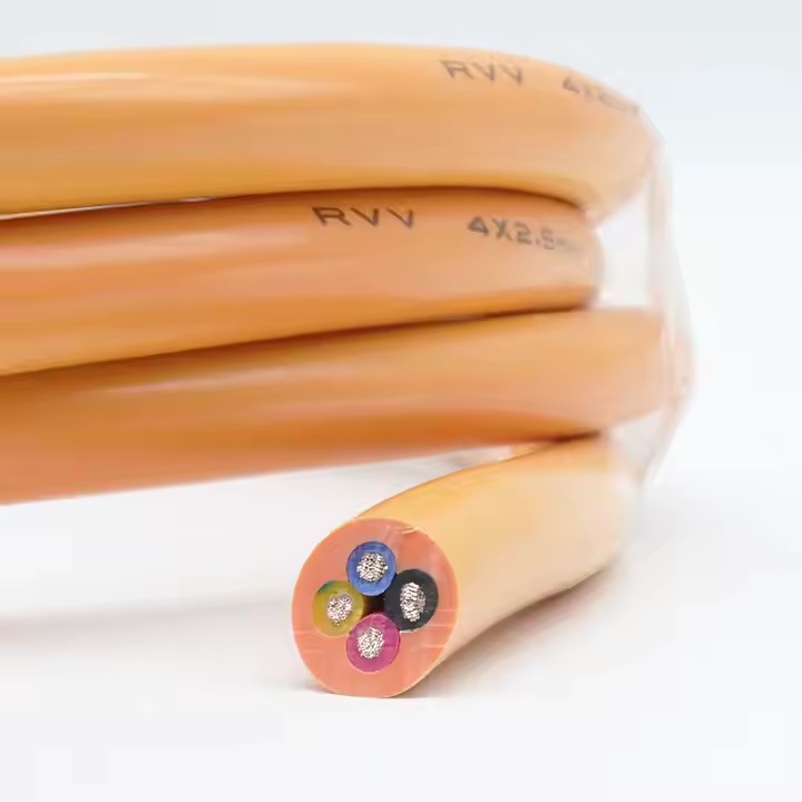 Orange Servo Motor Power Cable