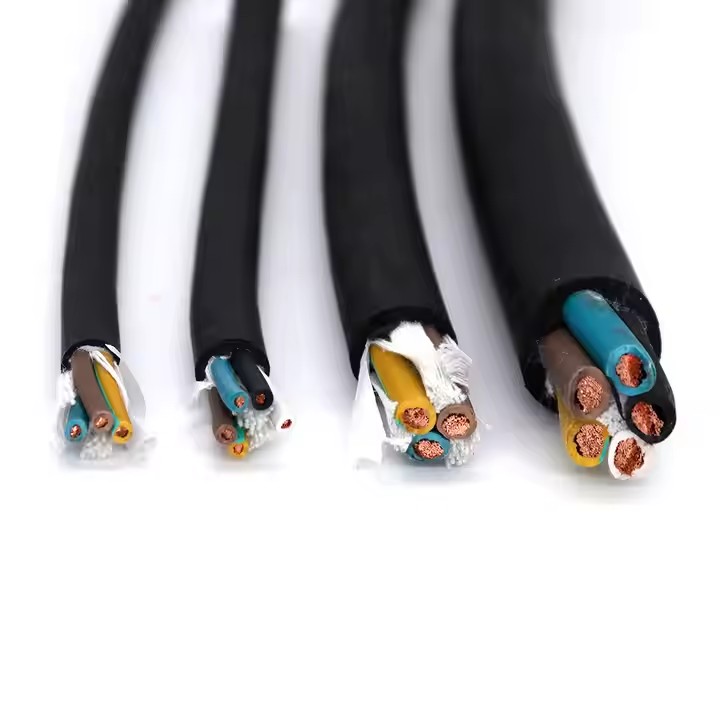 Black Rubber Cable H07rnf YZW H05rr f Ho5rr F Flex Power Cable