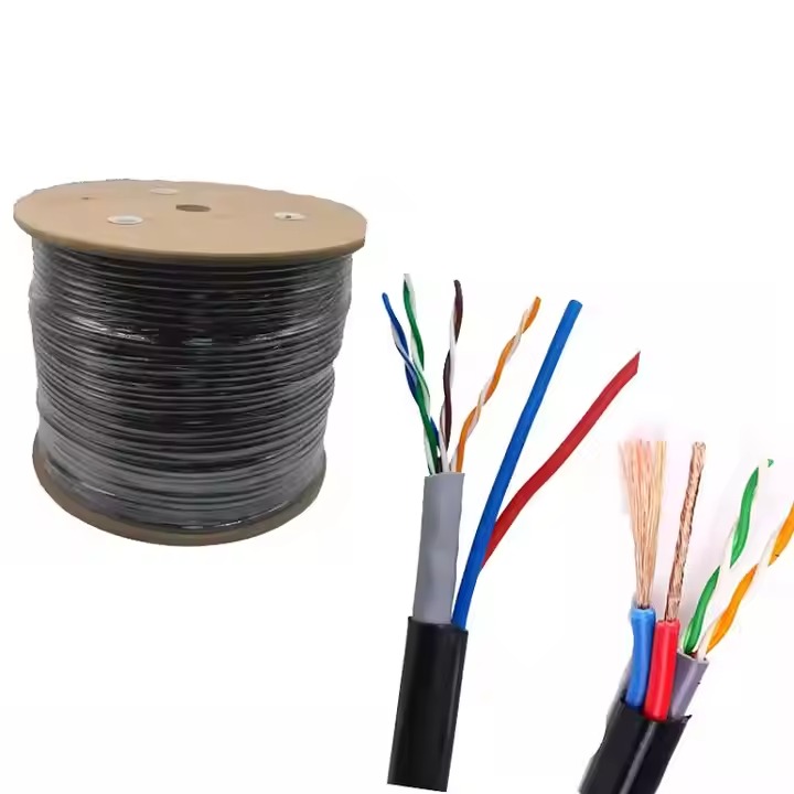 cat5e with 2c power cable