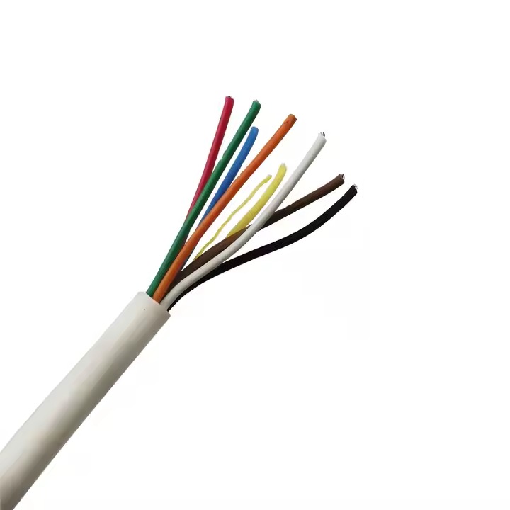 BC/CCA/TCCA PE insulation PVC Jacket Flexible security cable