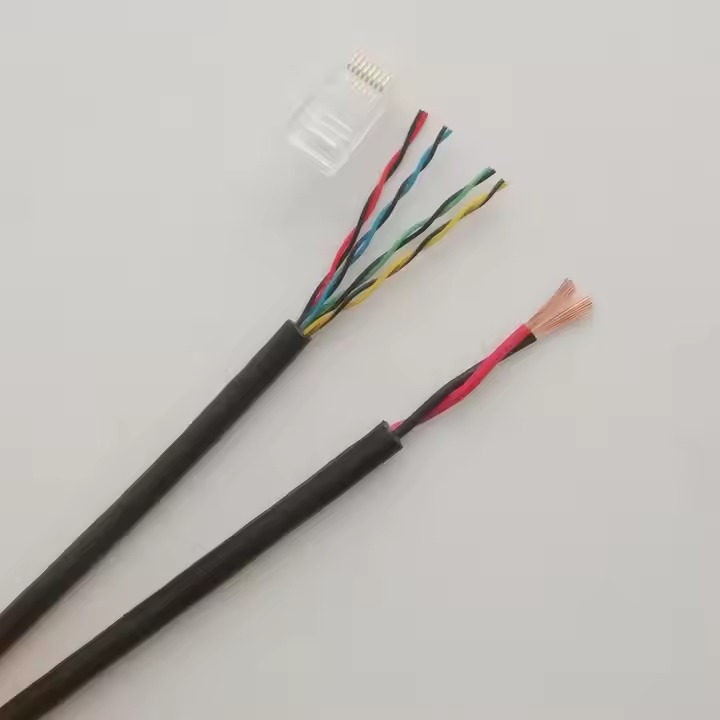 Cold and Waterproof Camera Special Integrated Network Cable