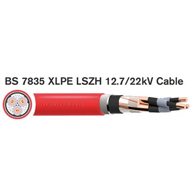 BS 7835 XLPE LSZH 12.7/22kV Cable
