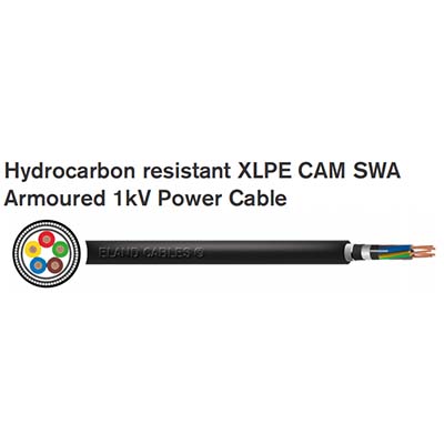 Hydrocarbon resistant XLPE CAM SWA  Armoured 1kV Power Cable