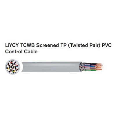 LiYCY TCWB Screened TP (Twisted Pair) PVC  Control Cable