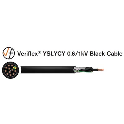 YSLYCY 0.6/1kV Black Cable